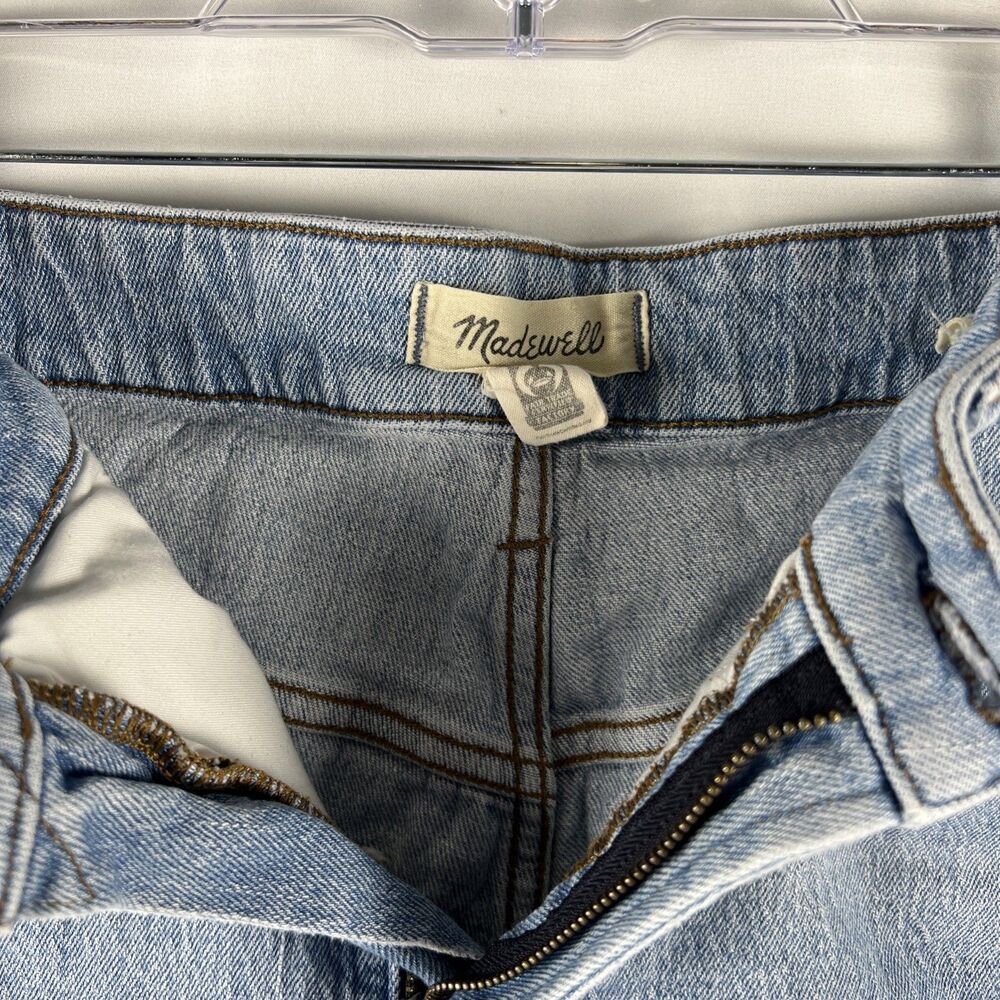 Madewell Denim Shorts Curvy Perfect Vintage Blue 16W inseam 10in waist 39-40in - Picture 2 of 6